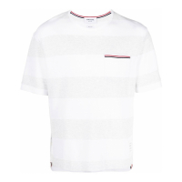 Thom Browne Men's 'Rwb Pocket Striped' T-Shirt