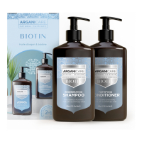 Arganicare 'Coffret Shampooing + Après-shampooing Biotine' - 400 ml, 2 Pièces