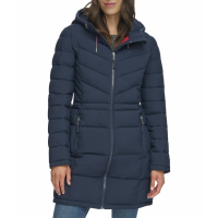 Tommy Hilfiger Women's 'Zip-Up Packable' Maxi Jacket
