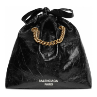 Balenciaga Women's 'Crush Logo' Tote Bag