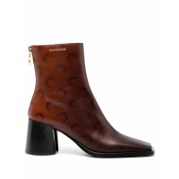 Marine Serre Women's 'Airbrushed Crescent Moon' Ankle Boots