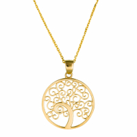 Oro Di Oro Women's 'Petit Arbre' Necklace