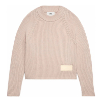 Ami Paris Pull 'Logo-Patch Knitted' pour Femmes