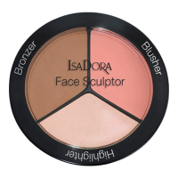 Isadora 'Sculptor' Face Palette - 01 Warm Peach 18 g
