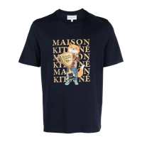 Maison Kitsuné 'Fox Champion' T-Shirt für Herren