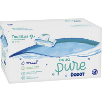 Dodot 'Aqua Pure 99%' Baby-Wischtücher - 432 Stücke