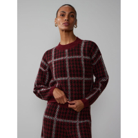 New York & Company Pull 'Houndstooth Plaid' pour Femmes