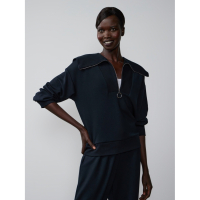 New York & Company Sweatshirt 'Luxe Scuba Quarter Zip' pour Femmes