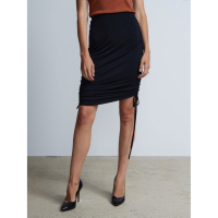 New York & Company Women's 'Drawstring Ruched' Mini Skirt