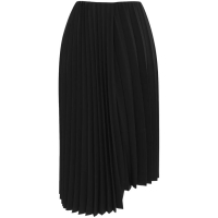 Saint Laurent Women's 'Asymmetrical Pleated' Midi Skirt