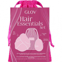 GLOV Hair Essentials Set I Sport Super-Saugfähige Haarturban Und Die Kompakte Raindrop Haarbürste