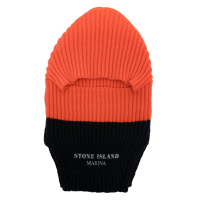 Stone Island Balaclava 'Logo Patch Ribbed' pour Hommes