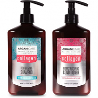Arganicare 'Duo Collagène Shampooing + Après-Shampooing' - 400 ml, 2 Pièces
