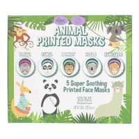 Skin Treats 'Animal Printed' Masken Set - 5 Stücke