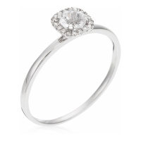 Atelier du diamant 'Carré Topazien' Ring für Damen