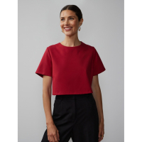 New York & Company Women's 'Boxy Ponte' Short sleeve Top