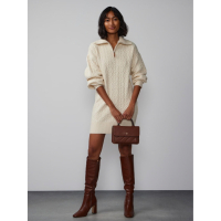 New York & Company Women's 'Long Sleeve Cable Knit' Sweater Dress