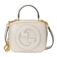 Gucci Women's 'Blondie Logo-Patch' Top Handle Bag