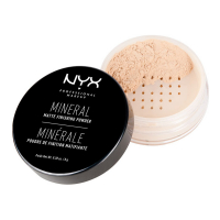 Nyx Professional Make Up Poudre de finition 'Mineral Matte' - Light/Medium 8 g