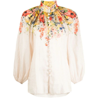 Zimmermann 'Alight Floral' Langärmelige Bluse für Damen