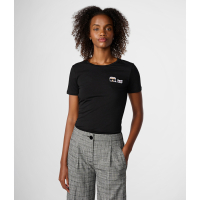 Karl Lagerfeld 'Peeking Choupette' T-Shirt für Damen