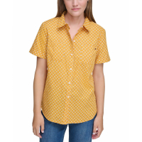 Tommy Hilfiger Women's 'Camp Button-Down' Short sleeve shirt