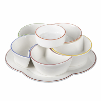 Evviva Starter Set 5 Compartments With Gravy Boat And Tray