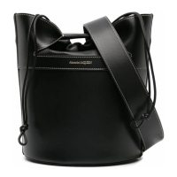 Alexander McQueen Women's 'Logo-Stamp' Bucket Bag