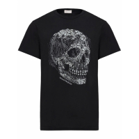 Alexander McQueen Men's 'Crystal Skull' T-Shirt