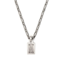 Dolce & Gabbana Men's 'Logo-Pendant Chain-Link' Necklace