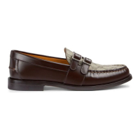 Gucci Men's 'GG Supreme Buckled' Loafers
