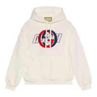 Gucci Sweatshirt à capuche  'Logo Embroidered' pour Hommes
