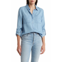 Calvin Klein Jeans 'Roll Tab Button-Up' Hemd für Damen