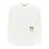 Y-3 T-Shirt manches longues 'Logo' pour Hommes