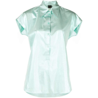 Pinko Women's 'Cadmo Laminated' Short sleeve shirt