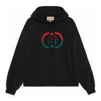 Gucci Sweatshirt à capuche  'Interlocking G' pour Hommes