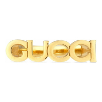 Gucci Bague 'Logo-Lettering Polished-Finish' pour Femmes