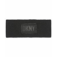 DKNY Women's 'Cardigan Stitch Logo-Patch' Headband