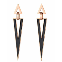 Liv Oliver Women's 'Geometric Long' Earrings