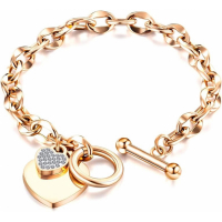 Liv Oliver 'Heart Charm Embelisshed' Armband für Damen