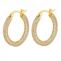Liv Oliver Women's 'In/Out Hinged Hoop' Earrings