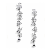 Liv Oliver Women's 'Marquise Crystal Hang' Earrings
