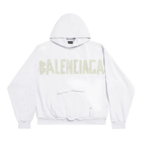 Balenciaga Sweatshirt à capuche  'Logo-Print' pour Hommes