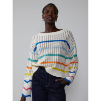 New York & Company Women's 'Rainbow Stripe' Sweater