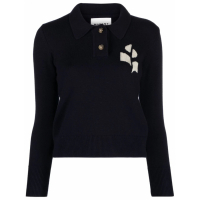 Isabel Marant Etoile Women's 'Nola' Long-Sleeve Polo Shirt