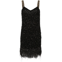 Balmain Robe mini 'Fringed Tweed' pour Femmes