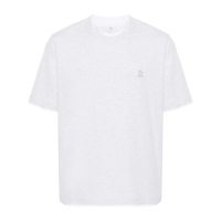 Brunello Cucinelli 'Logo-Embroidered Layered' T-Shirt für Herren