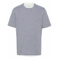 Brunello Cucinelli T-shirt 'Faux-Layered' pour Hommes