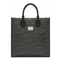 Dolce & Gabbana Men's 'Shopping Logo' Tote Bag