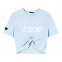 Versace T-Shirt court 'Logo' pour Femmes